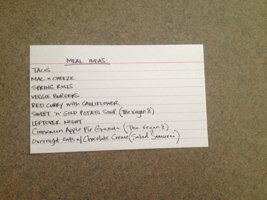 Keeping a Budget & Menu Planning