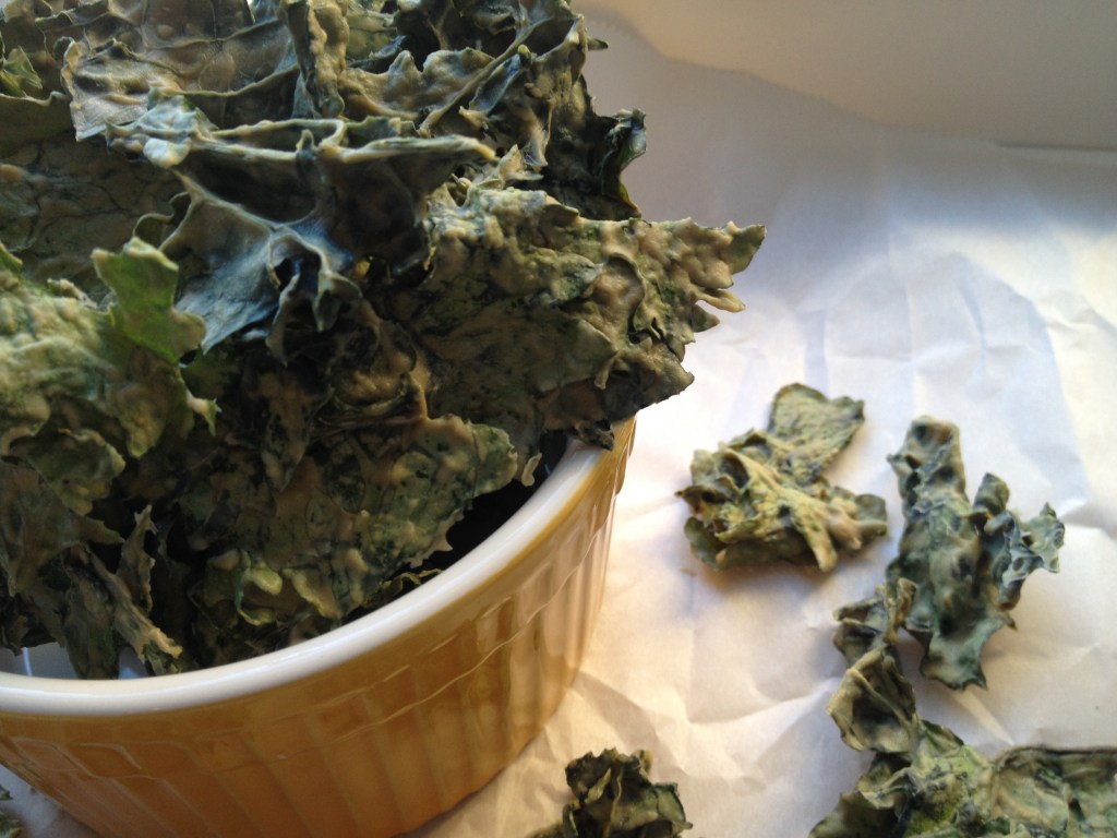 Salted Caramel Kale Chips // Be Sol-Ful