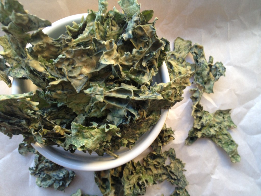 Salted Caramel Kale Chips // Be Sol-Ful