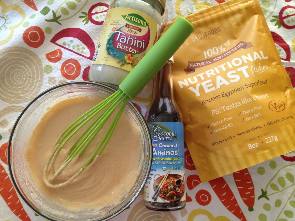 RECIPE: Cheezy Garlic Tahini Sauce // Be Sol-Ful