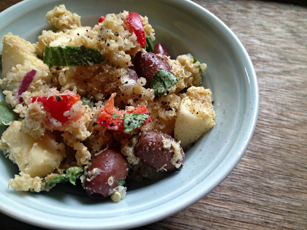 RECIPE: Quinoa Salad with Creamy Mustard Dressing