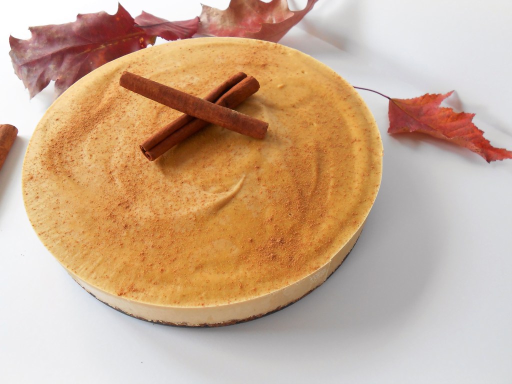 Pumpkin Cheesecake with Pecan Cookie&nbsp;Crust